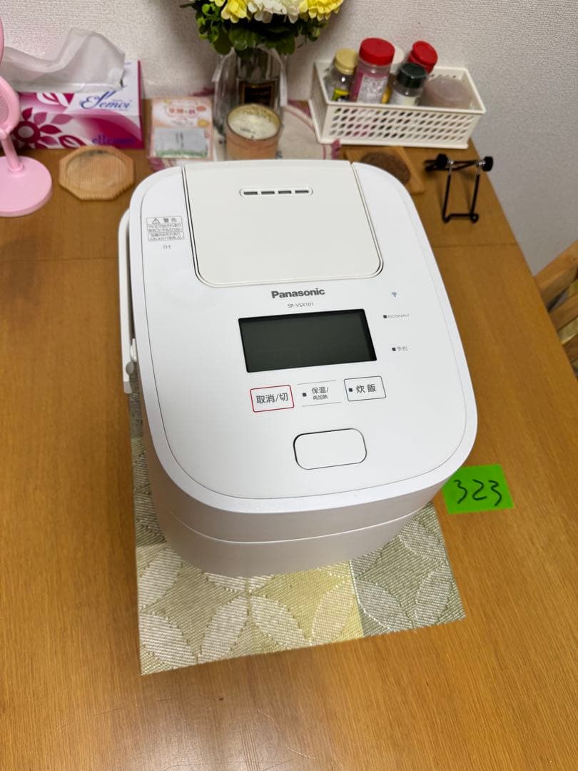 Panasonic 炊飯器 2021年製 SR-VSX101 ホワイト 動作保証