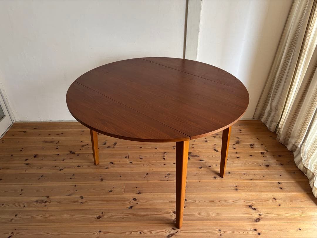 北欧ヴィンテージ　チーク　ドロップリーフテーブル