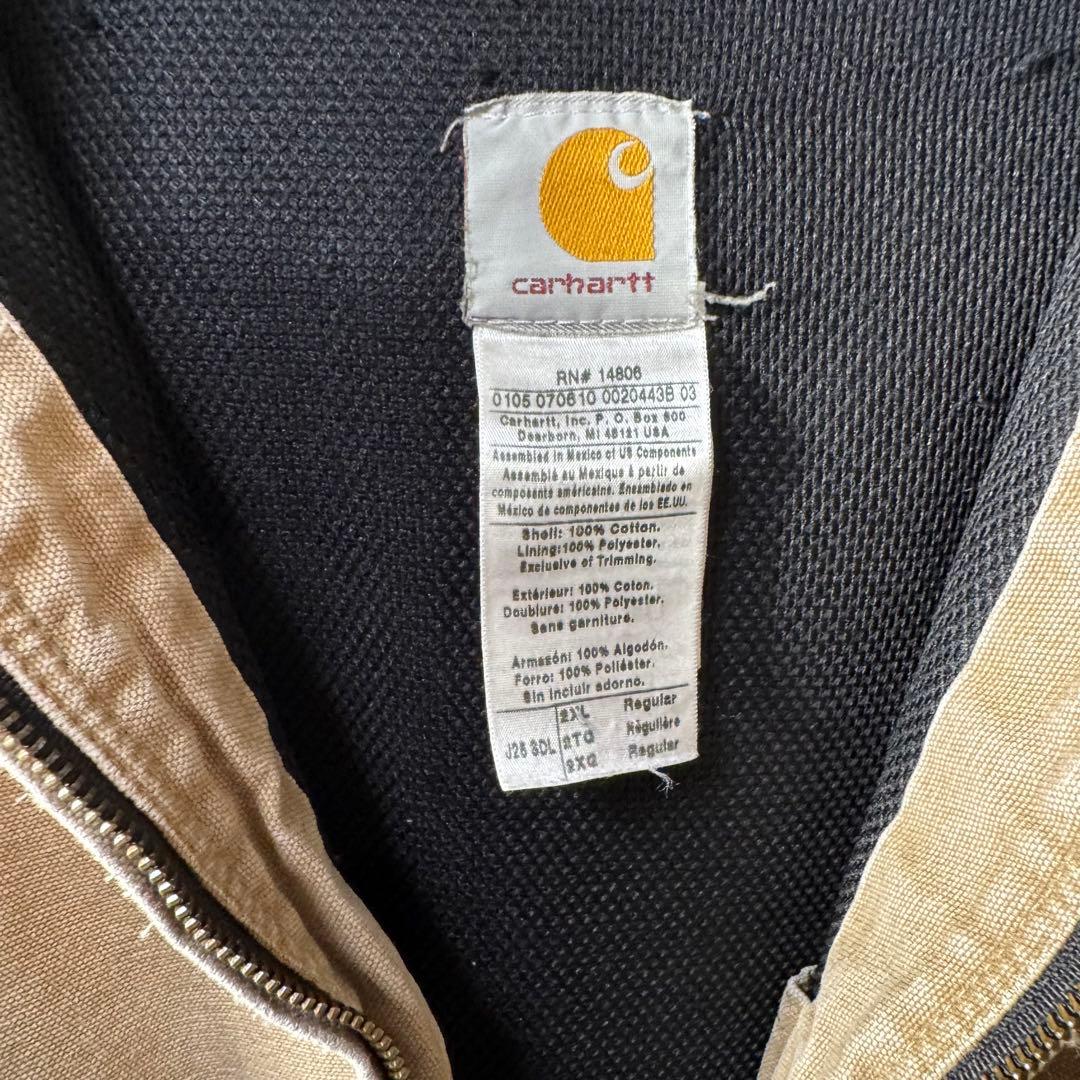 だ*み様 雰囲気抜群 Carhartt ワンポイント アクティブジャケット ビッ