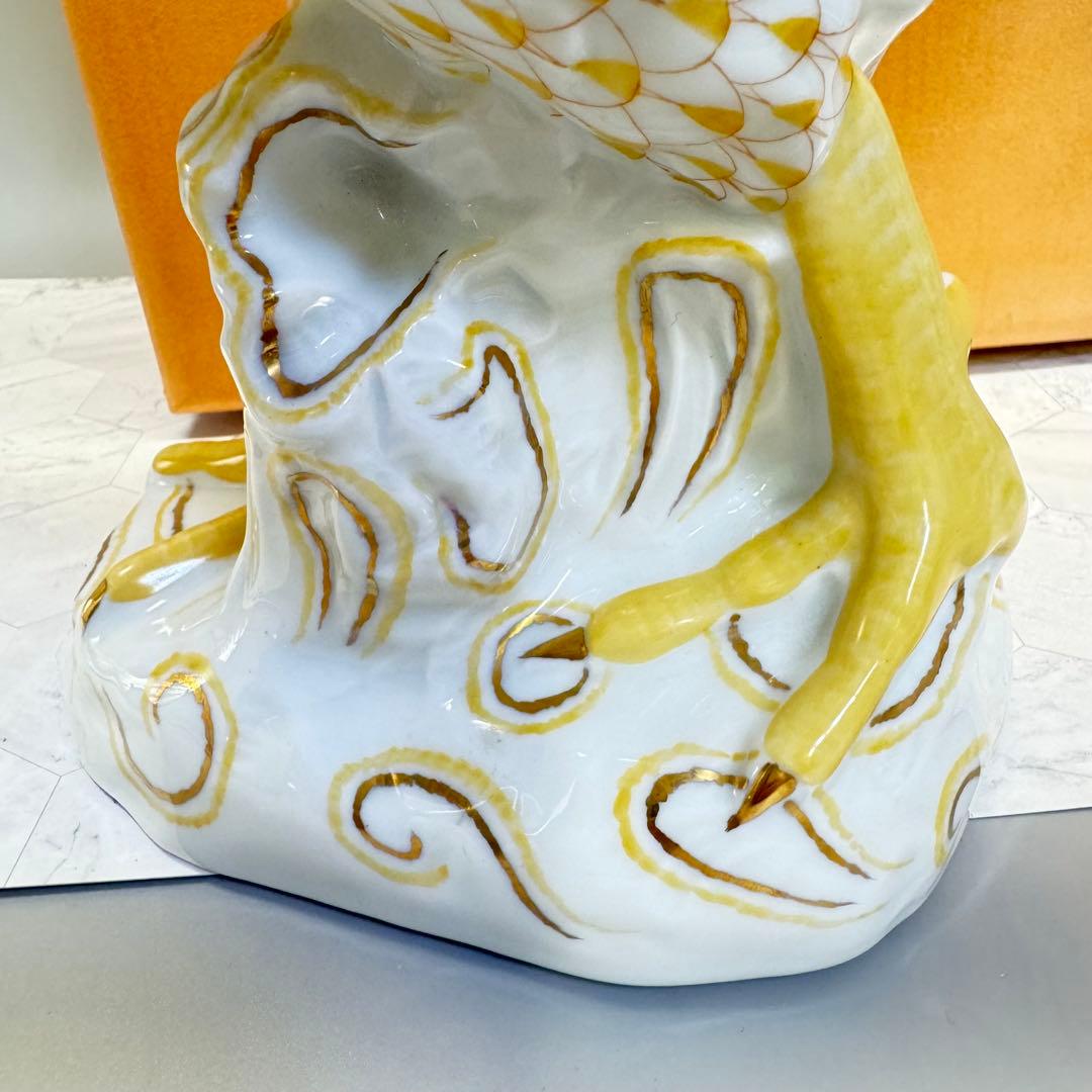 DA1301 ヘレンド　herend 鶏　ニワトリ　鳥　置物　陶器