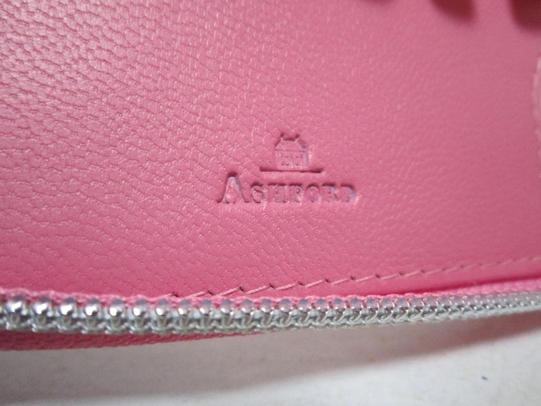 ペンケース　ガルーシャ　アシュフォード　趣味の文具箱　コラボ　５本差し　ピンク