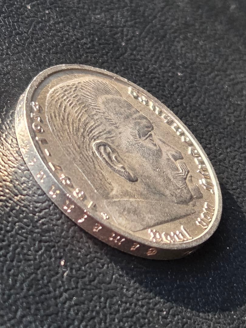 1930年 5ライヒスマルク銀貨 ポール・フォン・ヒンデンブルク