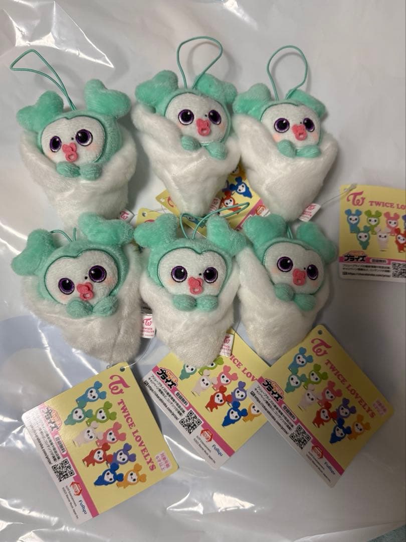 TWICE LOVELYS おくるみマスコット GIGO 新品　ミナ 6個セット