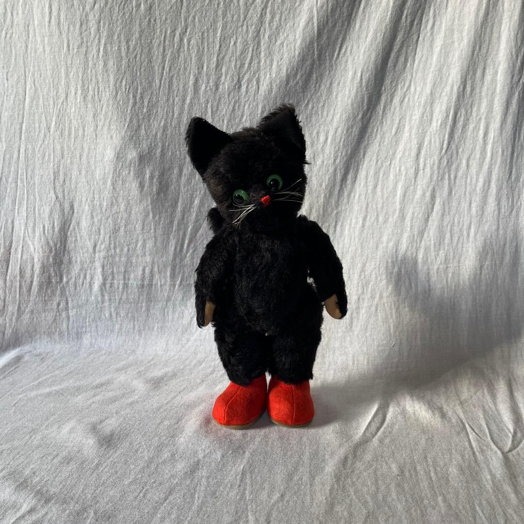 ドイツ　アンティーク　黒ねこ　kersa