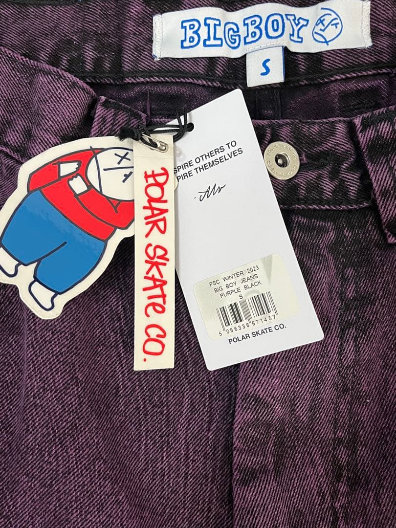 【極美品】polar skate bigboy Purple sサイズ yard