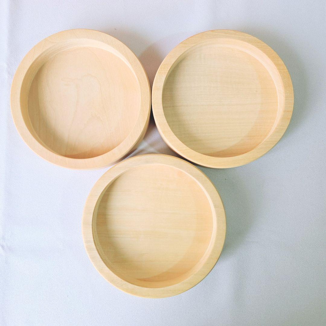 【廃番】小黒三郎 組み木 ひな人形 三段飾り 円びな