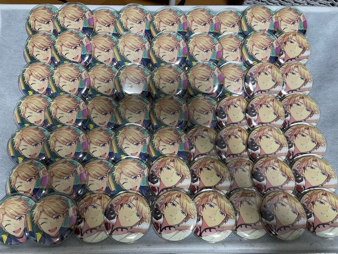 あんさんぶるスターズ　鳴上嵐　缶バッチ63個、バックセット　痛バ
