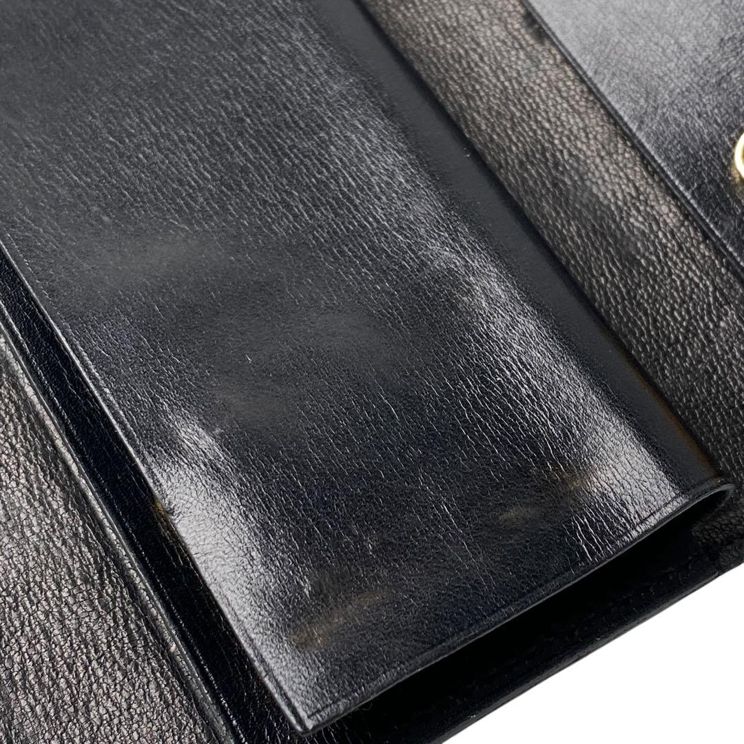 [入手困難] エルメス HERMES ボックスカーフ 8連 キーケース ブラック