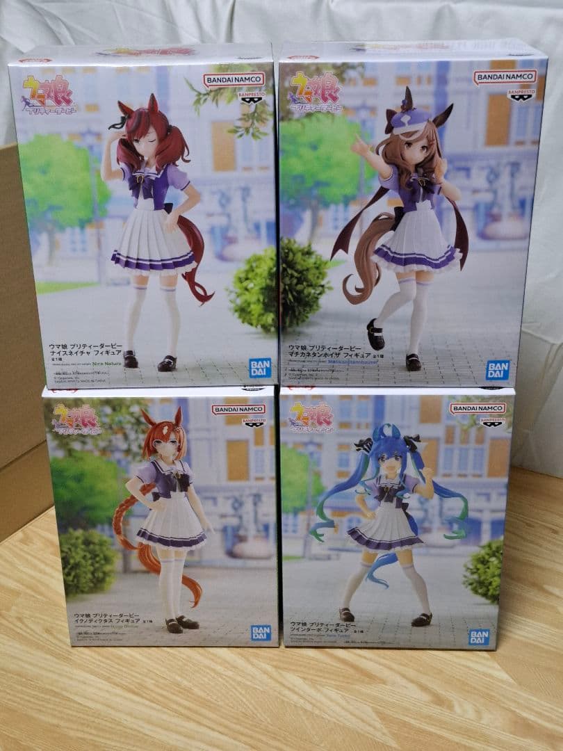 ウマ娘　チームカノープス　トレセン制服プライズフィギュア　4体セット