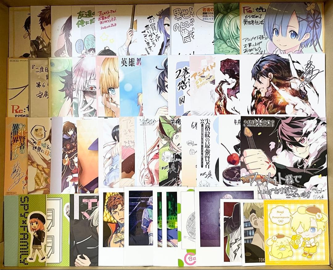 アニメ マンガ キャラクター 紙類 薄物 1000点 まとめ売り トレカ無し