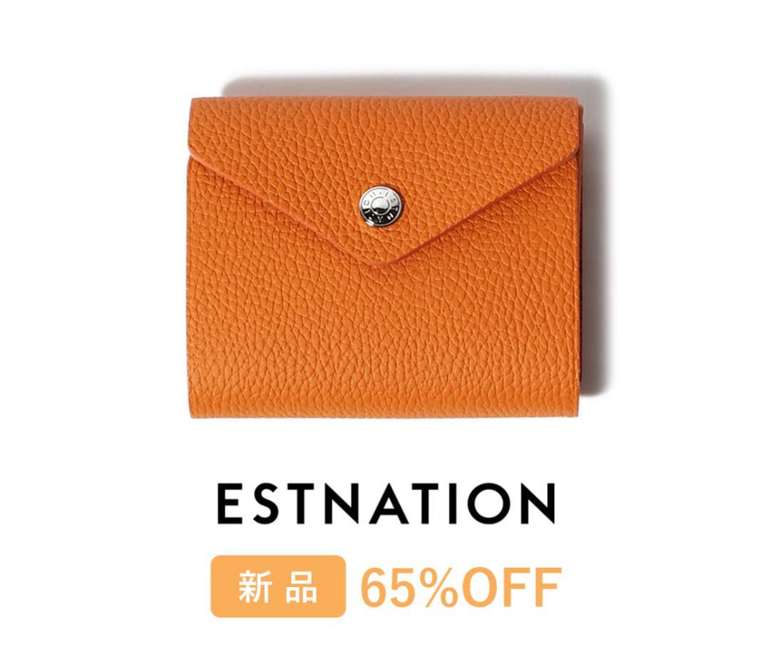 新品6.5割引 ESTNATION スリムウォレット 二つ折り財布 molini