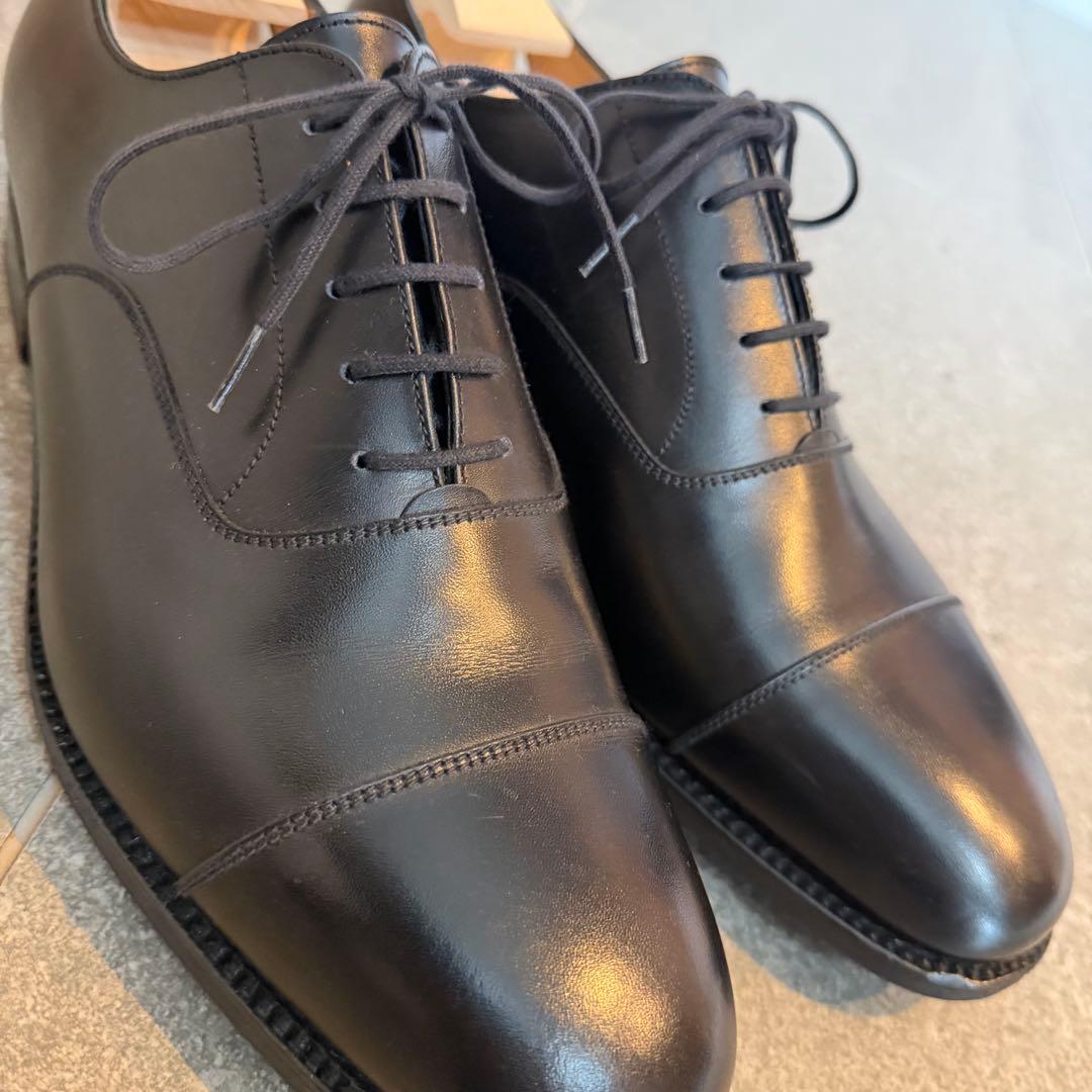 JMウエストン/ストレートチップ/ブラックカーフ/8D