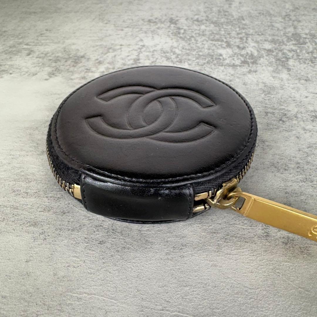 CHANEL 丸型ケース　ヴィンテージ　財布