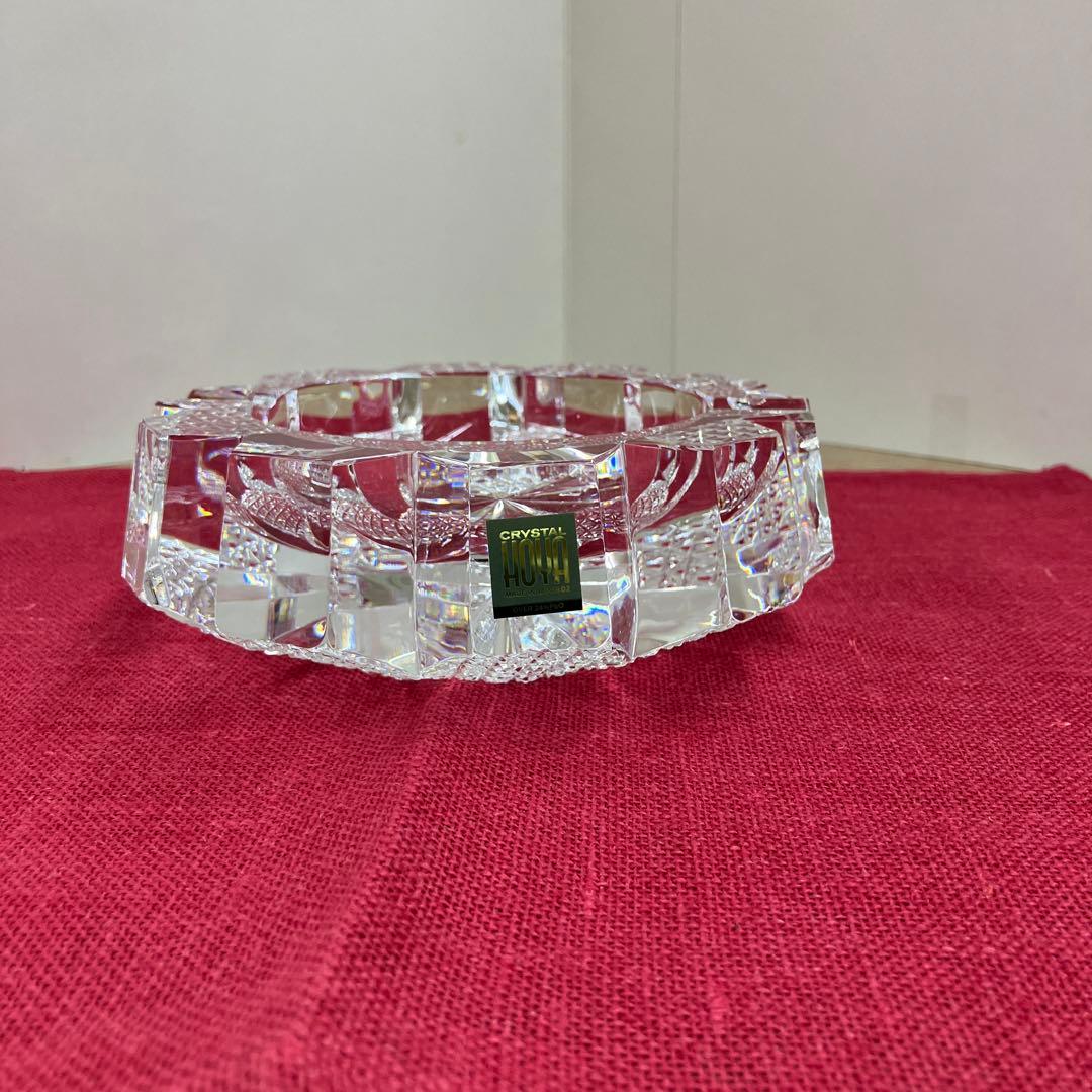 HOYAクリスタルカット灰皿