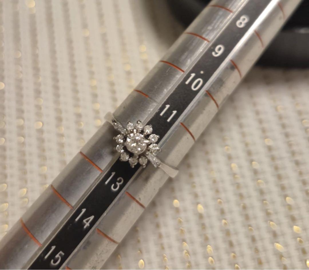 天然ダイヤモンド pt900 12号 ct プラチナ デザイン