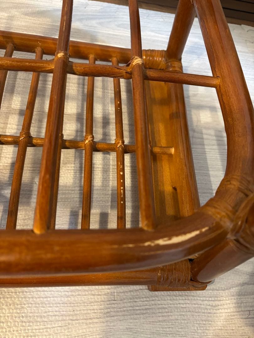 籐 脱衣かご ラタン