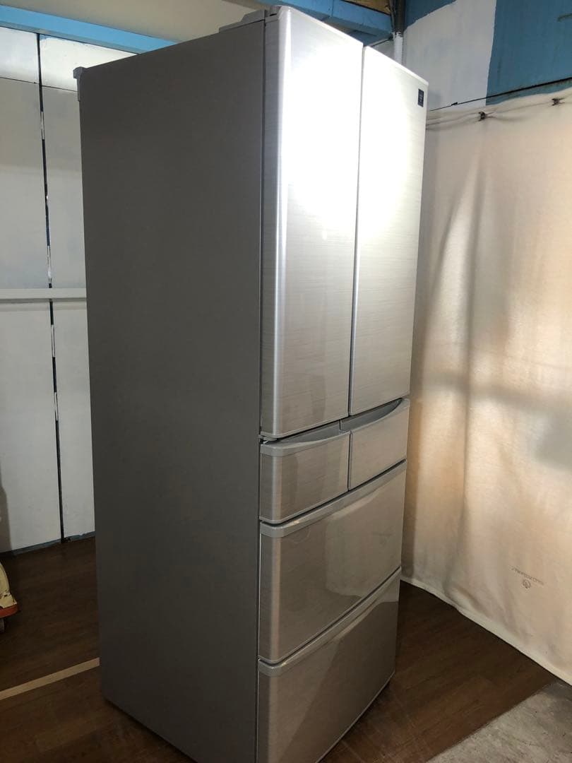 SHARP　6ドア冷蔵庫　SJ-F462E-S 自動製氷付き