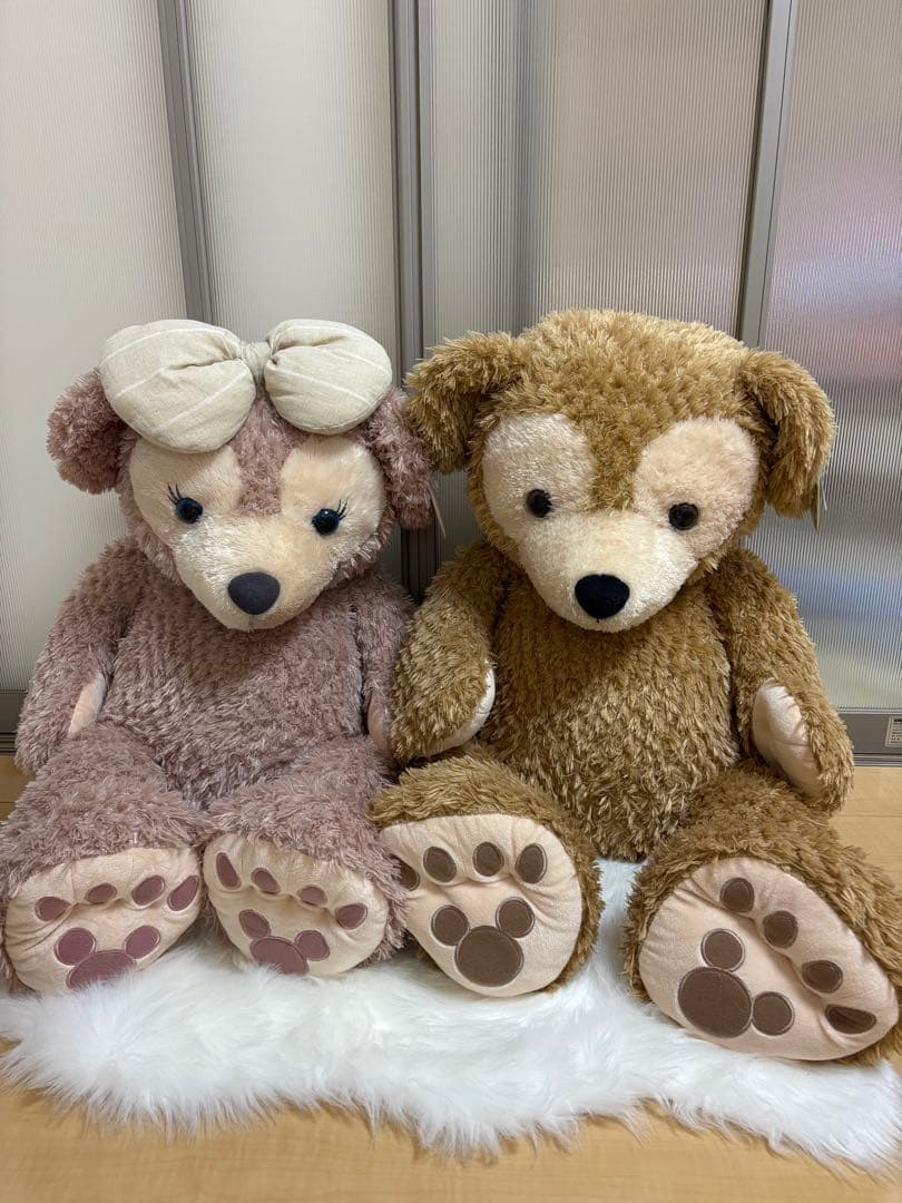 ディズニー ダッフィー&シェリーメイ ぬいぐるみ セット LLサイズ