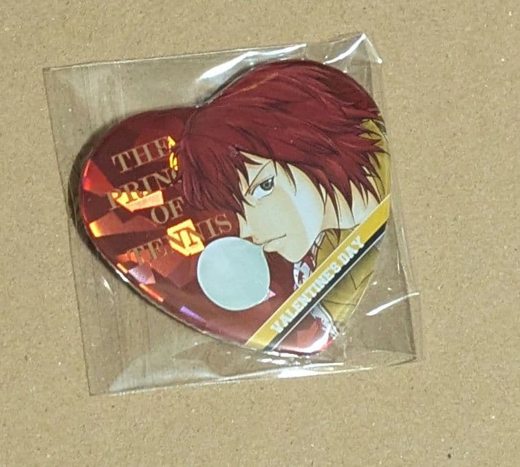 新テニスの王子様 丸井ブン太ハート缶バッジ