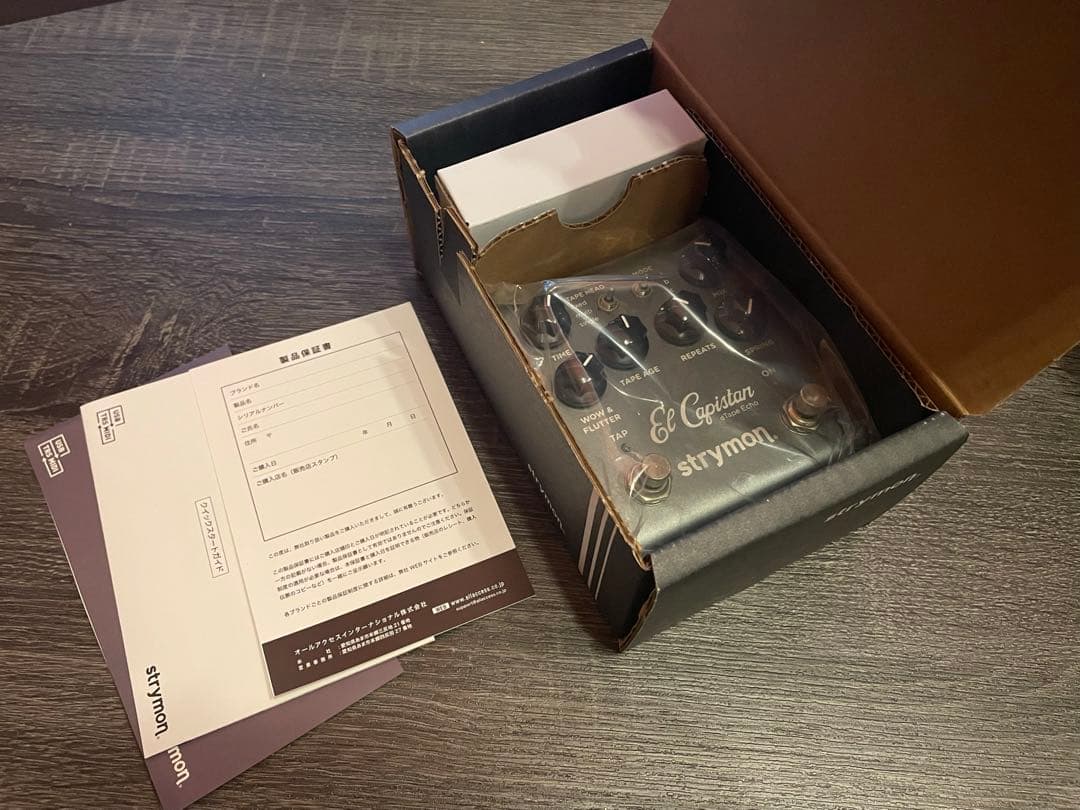 ギター Strymon El Capistan v2