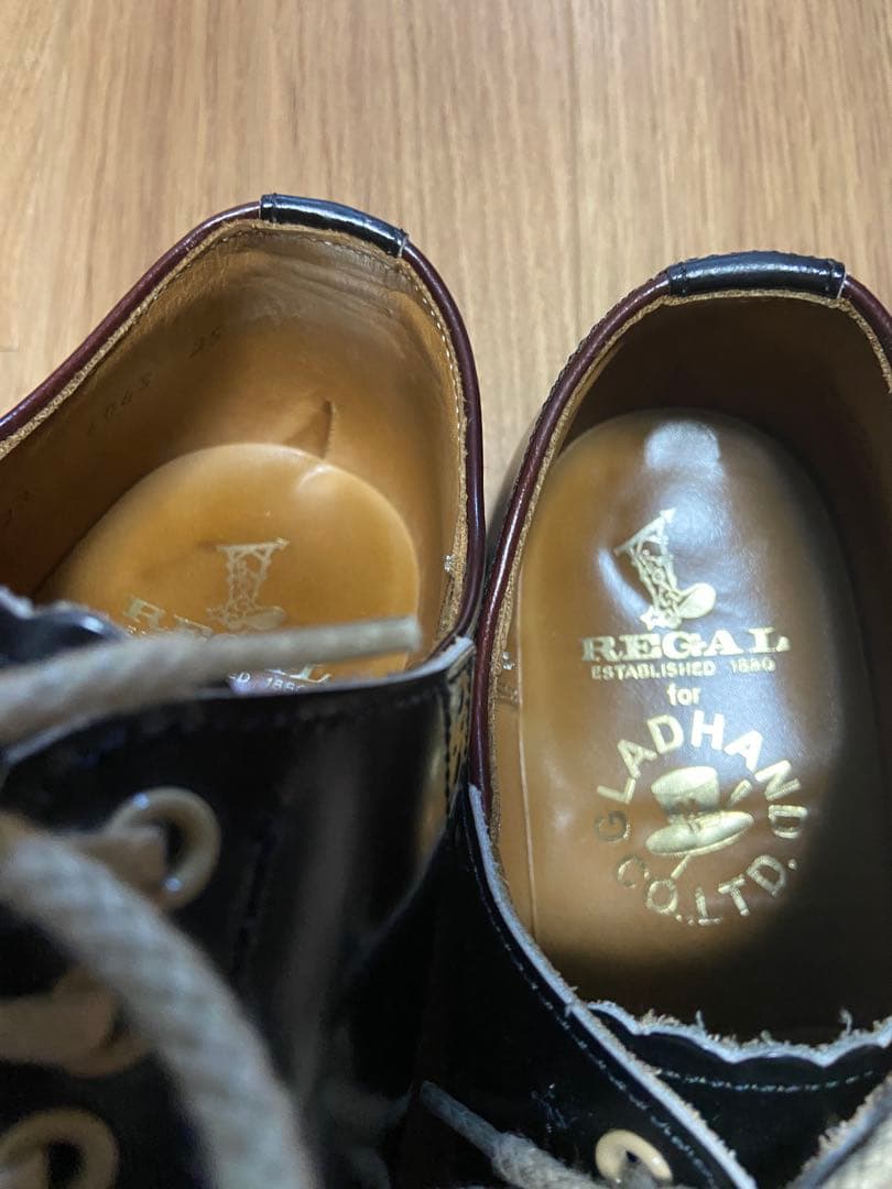 GLADHAND x REGAL サドルシューズ 茶/黒 25cm リーガル