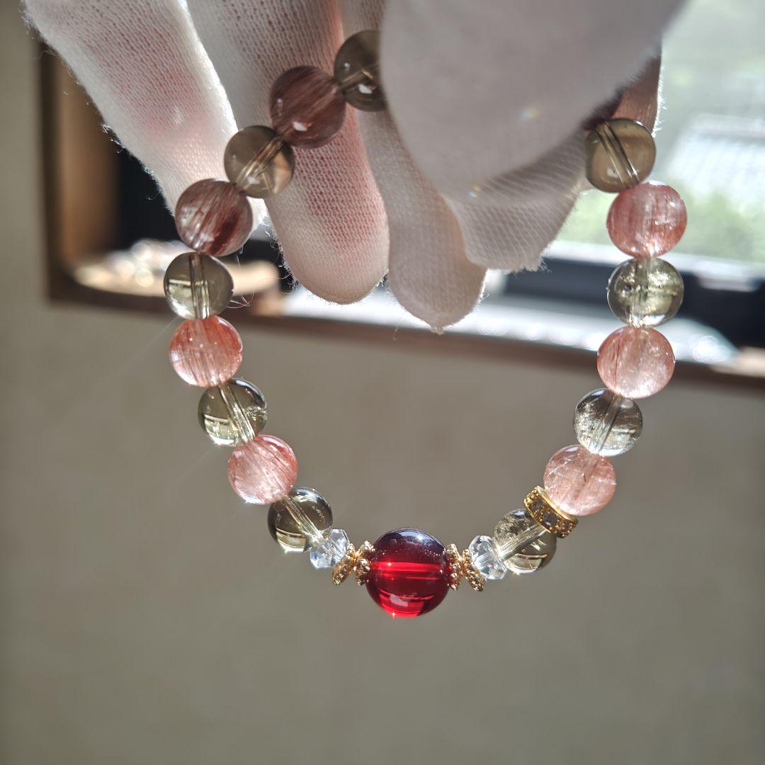 おまとめ専用です♡新作♡レッドルチル、スモーキーシトリン、練りレッドアンバー