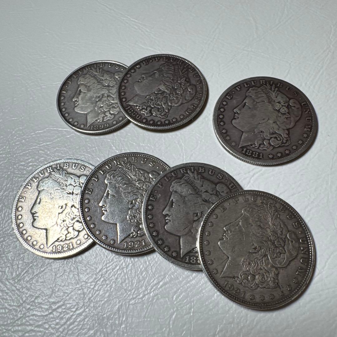 【手品用】　モルガン4枚＋シェル＋スライドシェル＋スライドシェル用