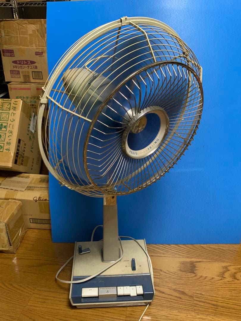 希少★三菱電機 MITSUBISHI 扇風機35cm 3枚羽 お座敷扇★