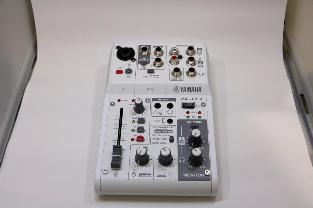 YAMAHA AG03MK2 オーディオインターフェイス (AG03MK2W)