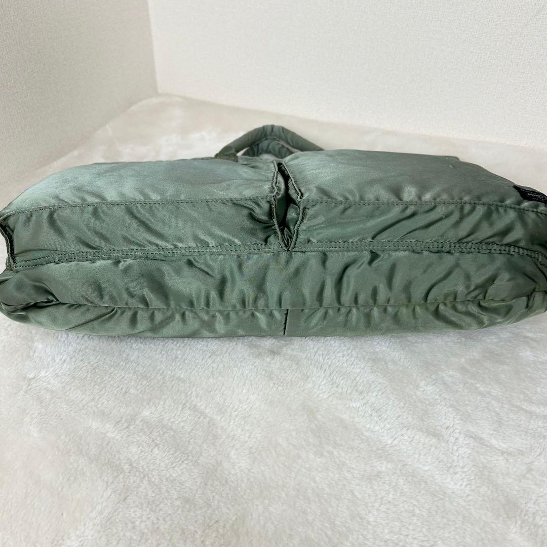 ✨レア色✨ポーター タンカー セージグリーン ヘルメットバッグ ハンドバッグ