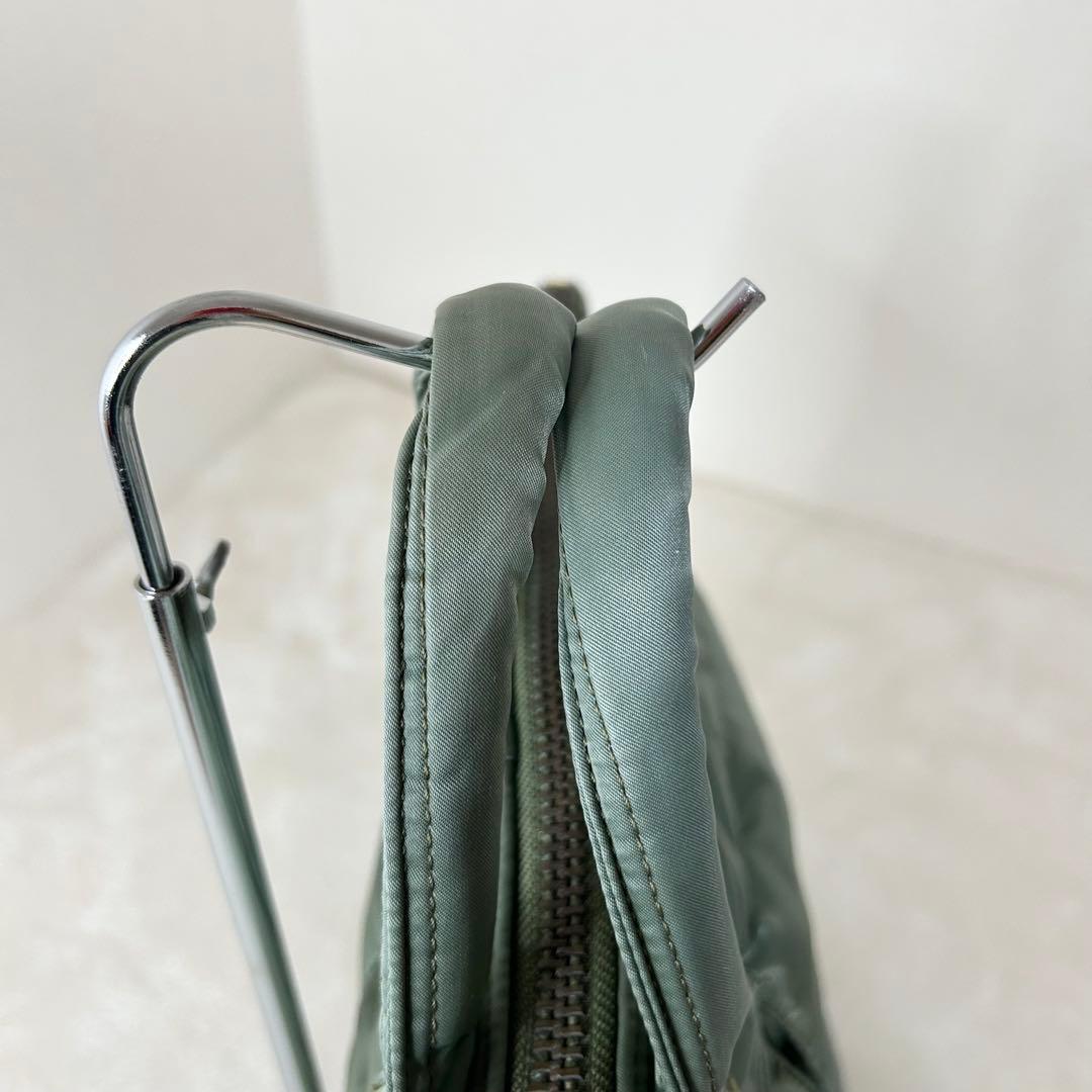 ✨レア色✨ポーター タンカー セージグリーン ヘルメットバッグ ハンドバッグ