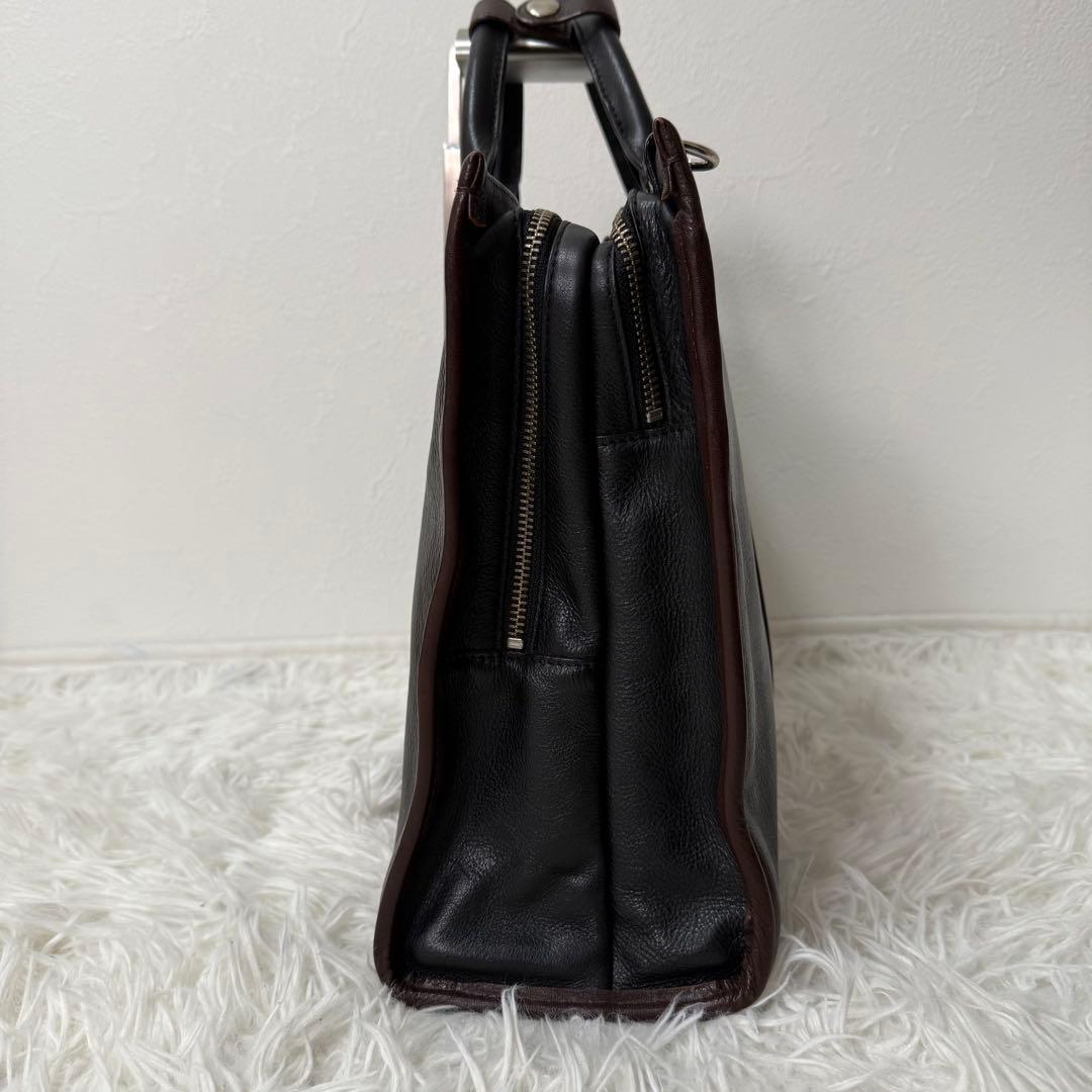 COMPLEX GARDENS ビジネスバッグ 牛革 2層式 2way 大容量