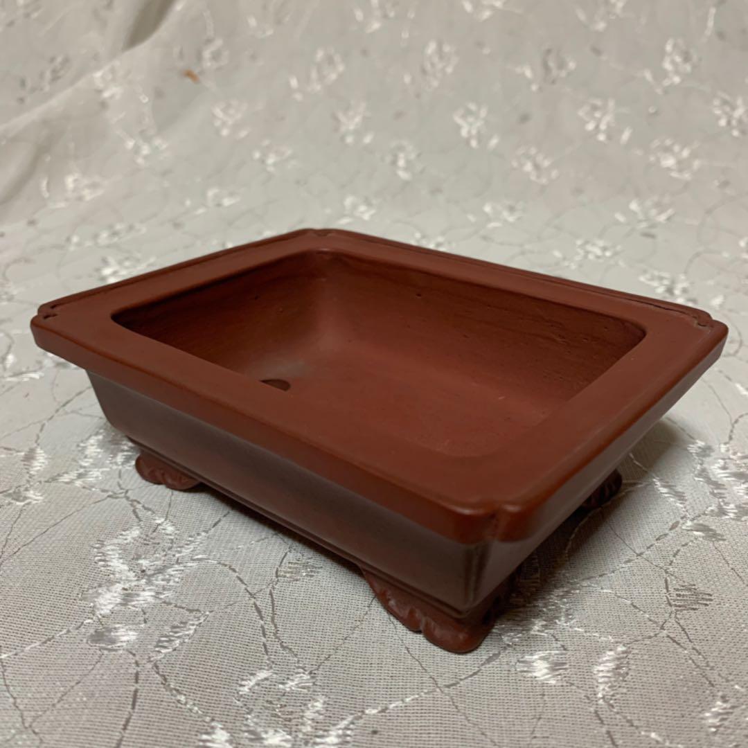 山秋　盆栽鉢　長方