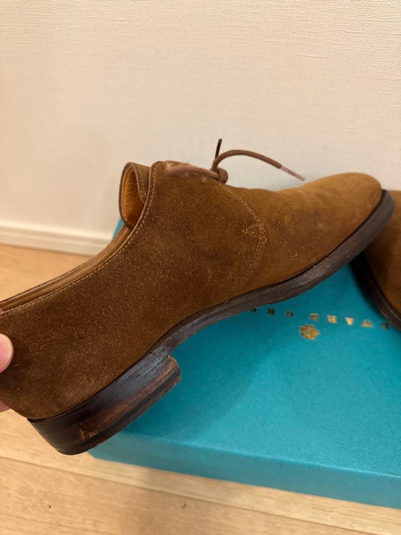 クロケット&ジョーンズ DARTMOUTH タバコスエード サイズ6E