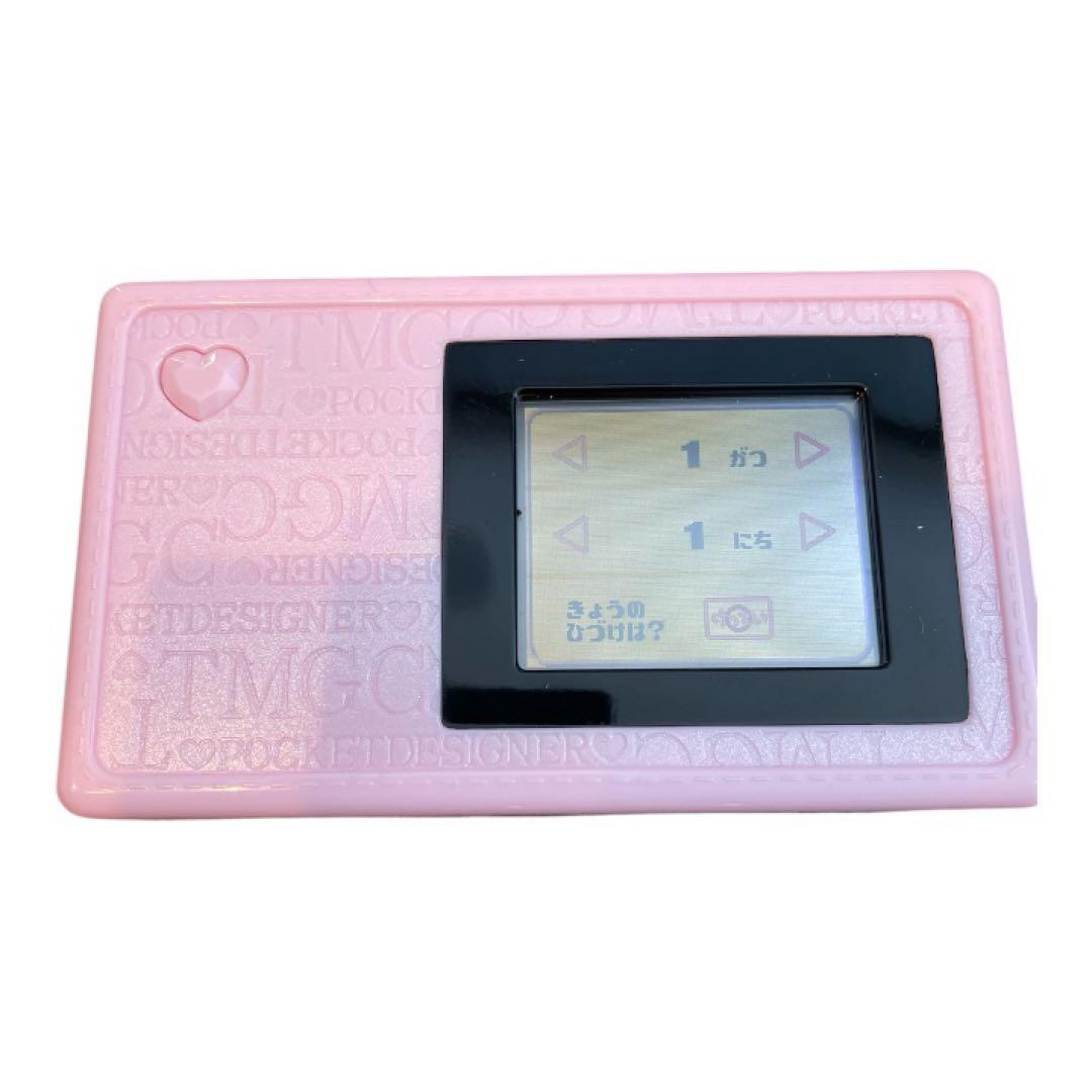 【廃盤】希少✴︎たまごっち ピース ポケットデザイナー　ピンク　レア　美品