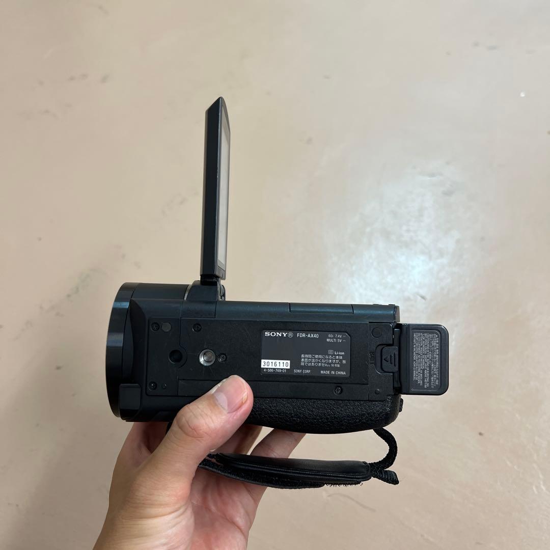 FDR-AX40 SONY ハンディカム 4K 本体 訳アリ