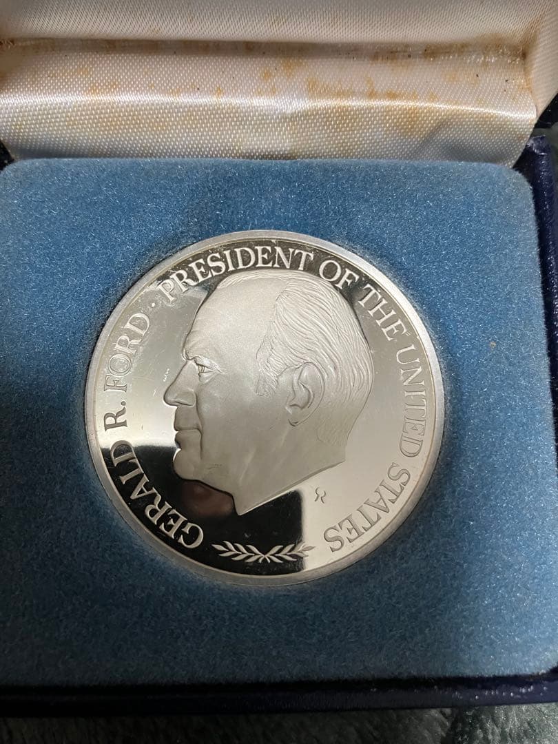 フォード大統領来日記念メダル1974年フランクリミント社