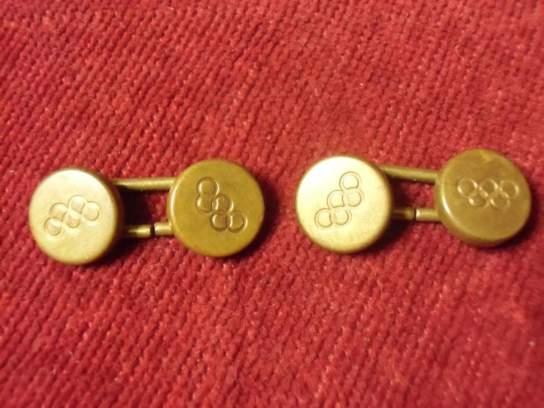 ＫＶオリンピックカフスボタン（実物）