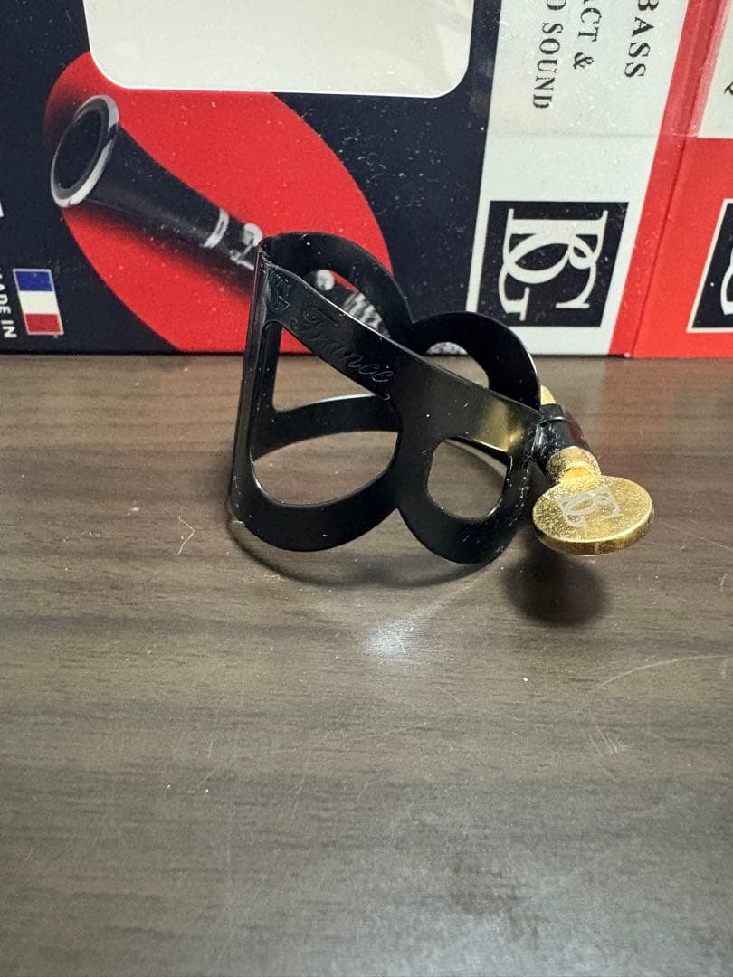 BG バスクラネットリガチャー　L90B マウスピースキャプ付き