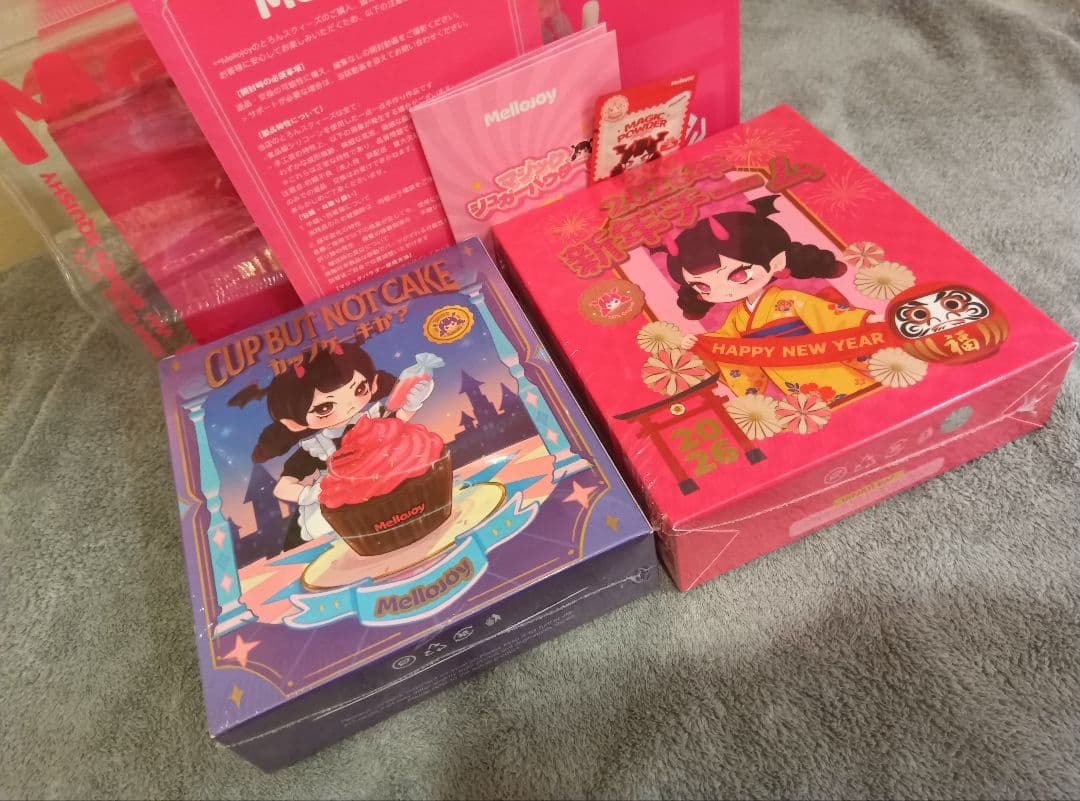 バラ可 Mellojoy カップケーキか？ 新年チーム 未開封 とろんスクイーズ