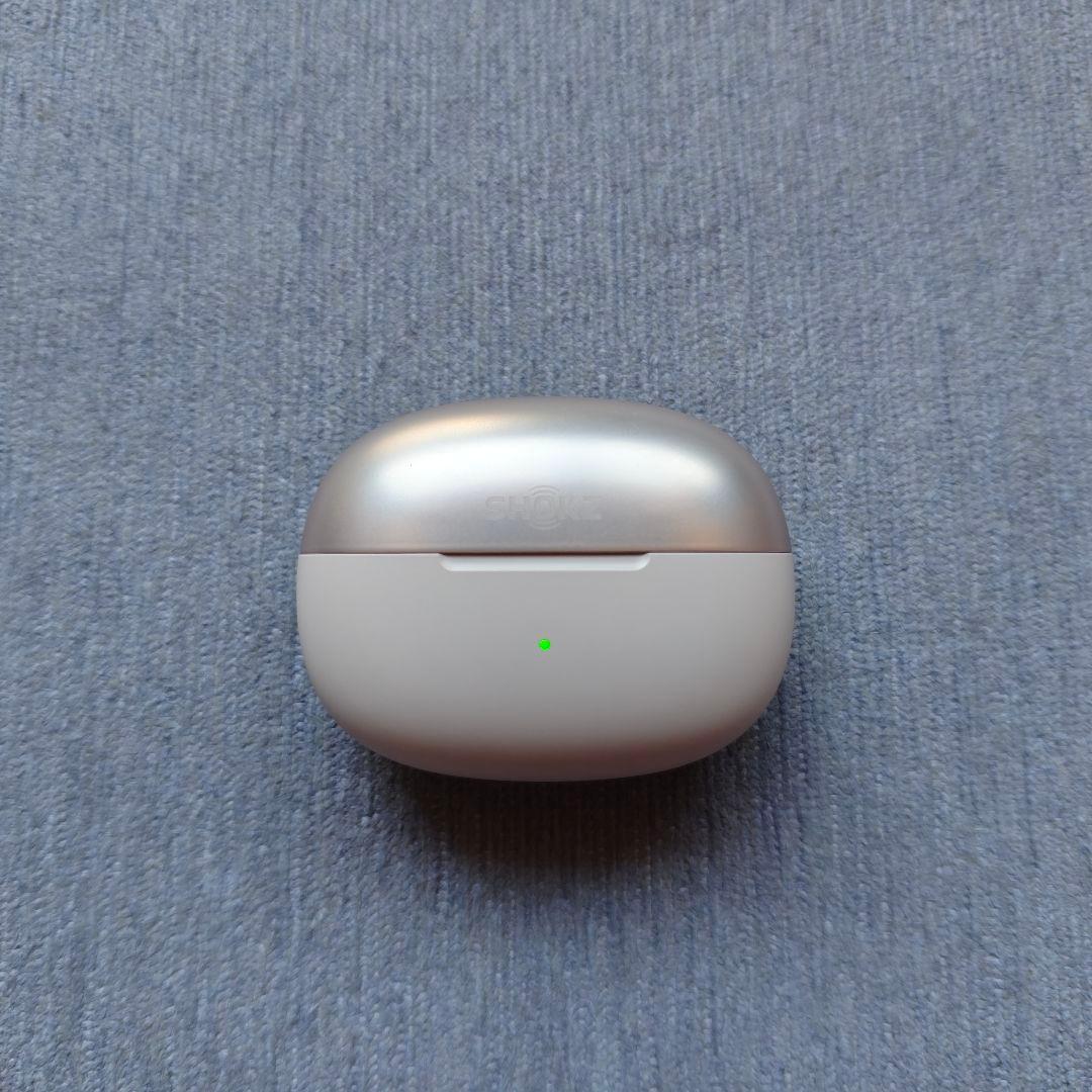 【最終値下げ】Shokz OpenDots ONE 充電ケース　グレー　シルバー