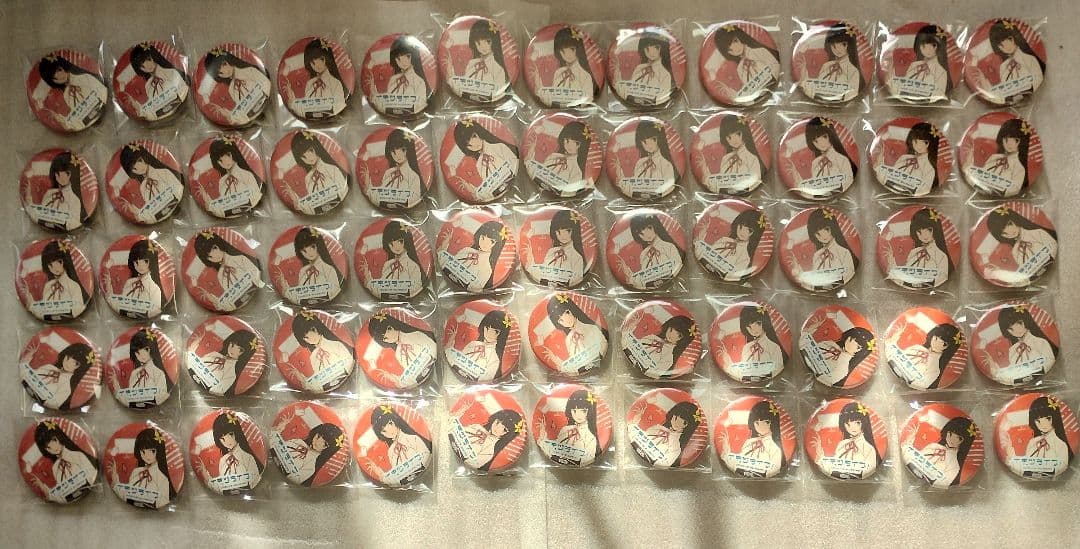 イキヅライブ！　駒形花火　缶バッジ　60個セット