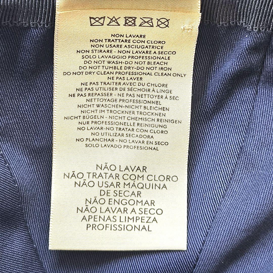 グッチ GG キャンバス ベースボール キャップ 帽子 紺 ネイビー ベージュ