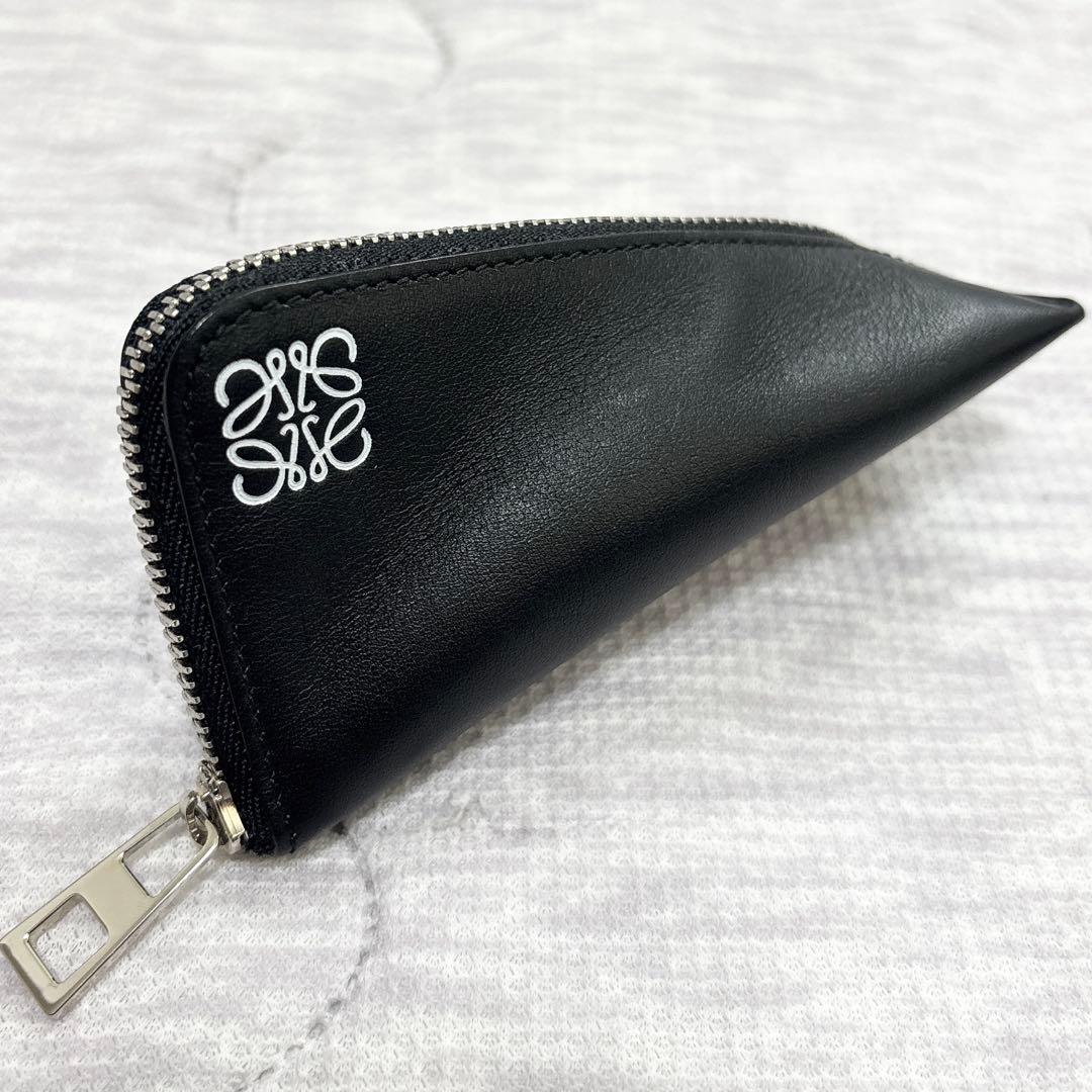 極美品　ロエベ　アナグラム　ケース　小銭入れ　マルチケース　小物入れ　黒