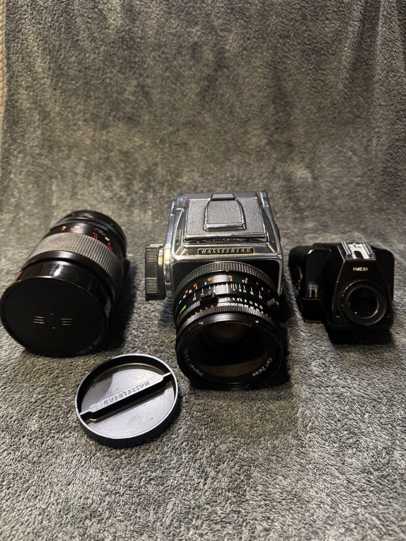 Hasselblad 503cx 本体　レンズ2本　プリズムファインダーセット