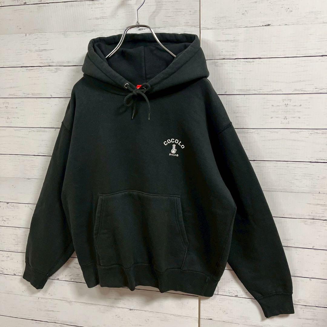 1【人気Lサイズ】ココロブランド☆両面ロゴ ビッグロゴ パーカー☆7394