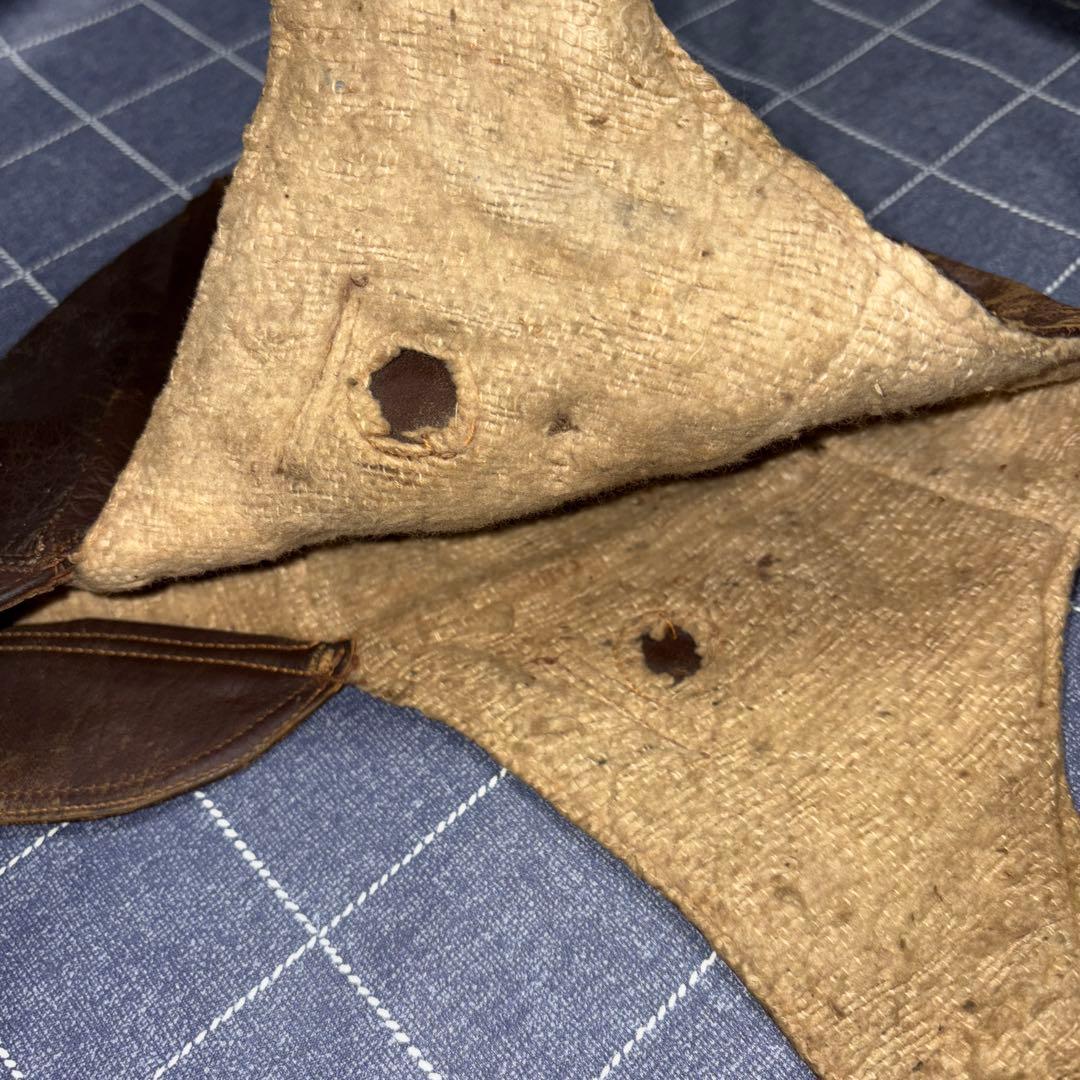 ビンテージ　レザー　フライトキャップ　バイカー