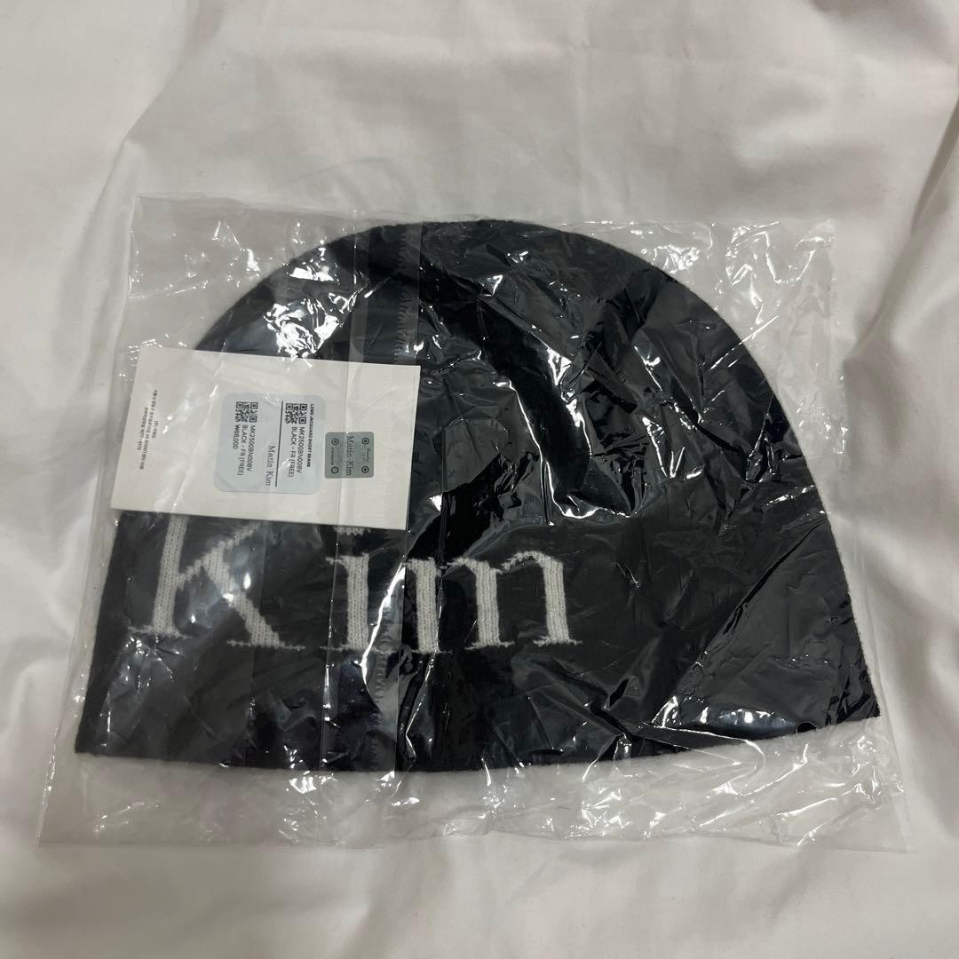 martinkim マーティンキム ビーニー ブラック 黒