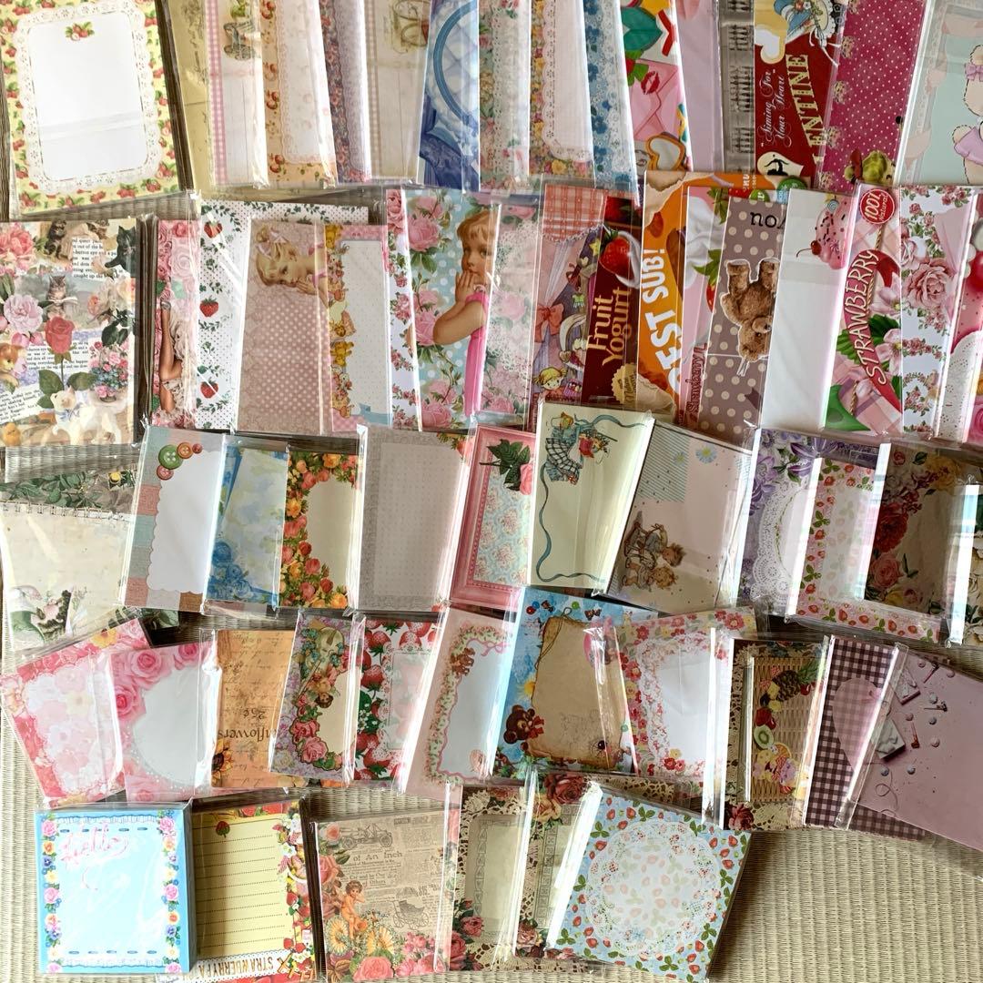 大量！海外メモ　海外oppテープ デザインペーパー まとめ売り