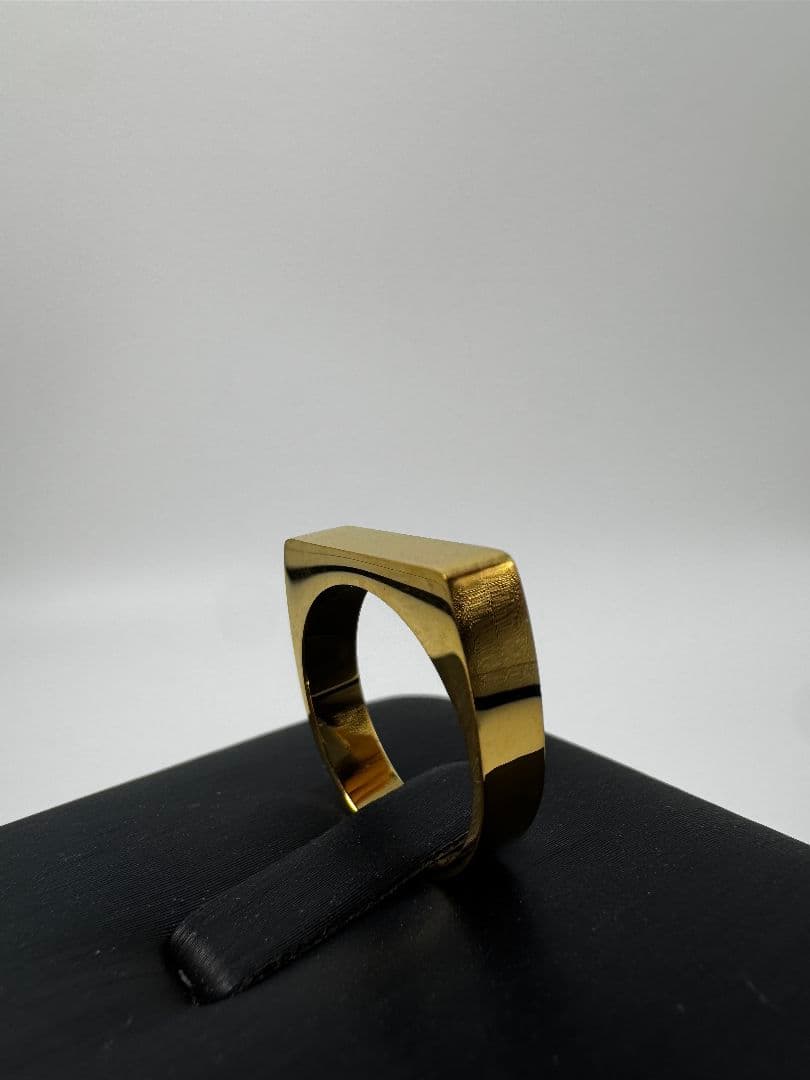 K18ゴールド シンプルリング 4.2mm3.35g 11号